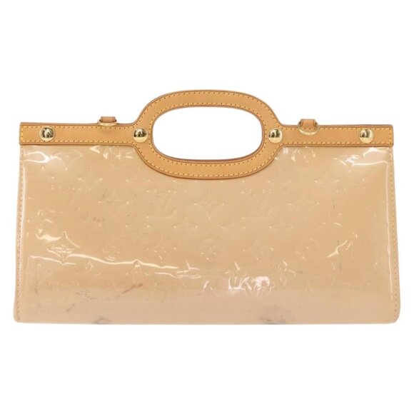 LOUIS VUITTON Vernis Roxbury Drive Bag 2Way Rose flow lantern M91391 Auth gh1053 - Picture 3 of 16